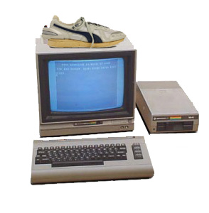 Zapatilla puma y Commodore