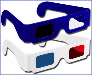Gafas Commodore 64 - Anaglíficas + Estereoscópica