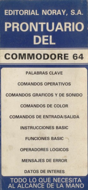 Prontuario del Commodore 64