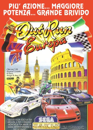 Juego original Out Run Europa