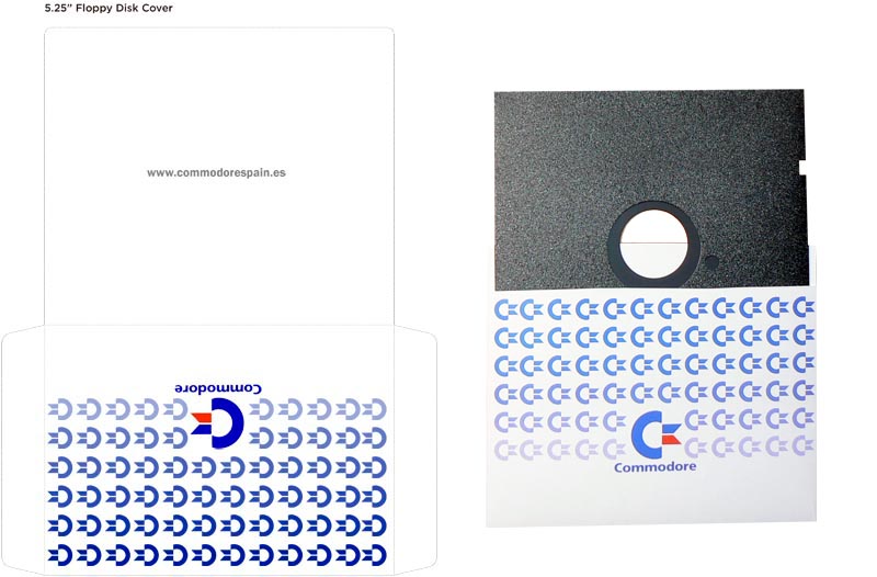 Funda Protectora Diskette 5" 1/4 - Modelo 3 Plantilla Disco 5 pulgadas - Modelo3 + Diskette