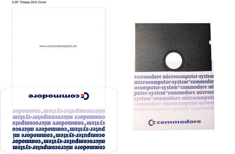 Funda Protectora Diskette 5" 1/4 - Modelo 4 Plantilla Disco 5 pulgadas - Modelo4 + Diskette