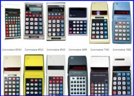 Colección Calculadoras Commodore – p