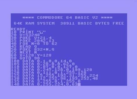 Programa en Basic C64