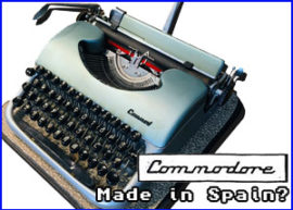 presentacion maquina escribir española commodore
