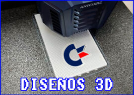 Presentación diseños objetos 3D Commodore